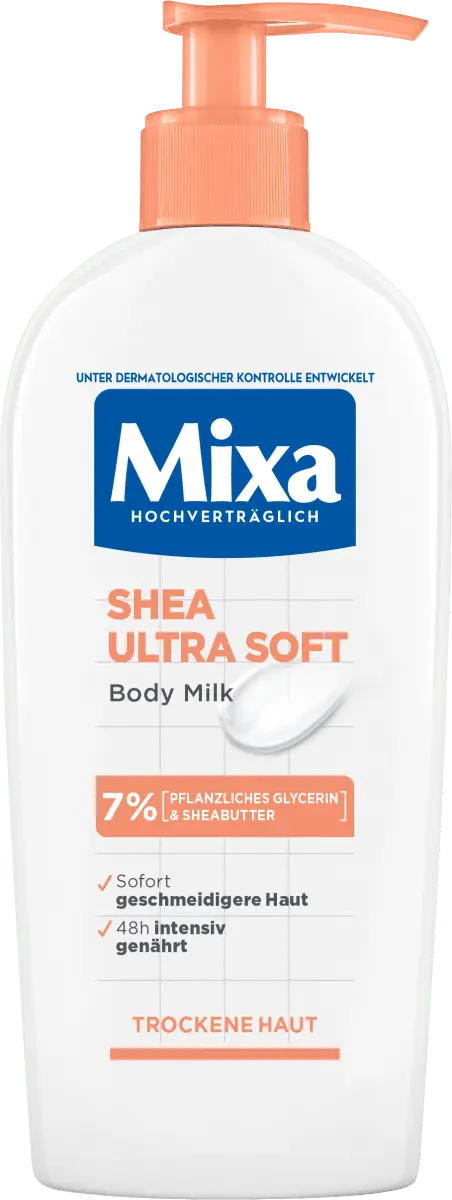 Молочко для тела Ши Ультра Софт 250мл Mixa
Молочко для тела Ши Ультра Софт 250мл Mixa