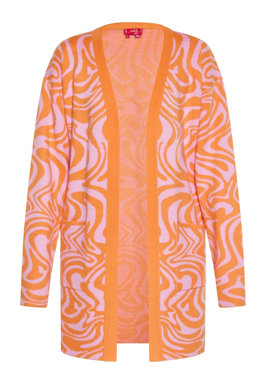 Вязаный кардиган Swirly, цвет Orange/Pink 
Вязаный кардиган Swirly, цвет Orange/Pink