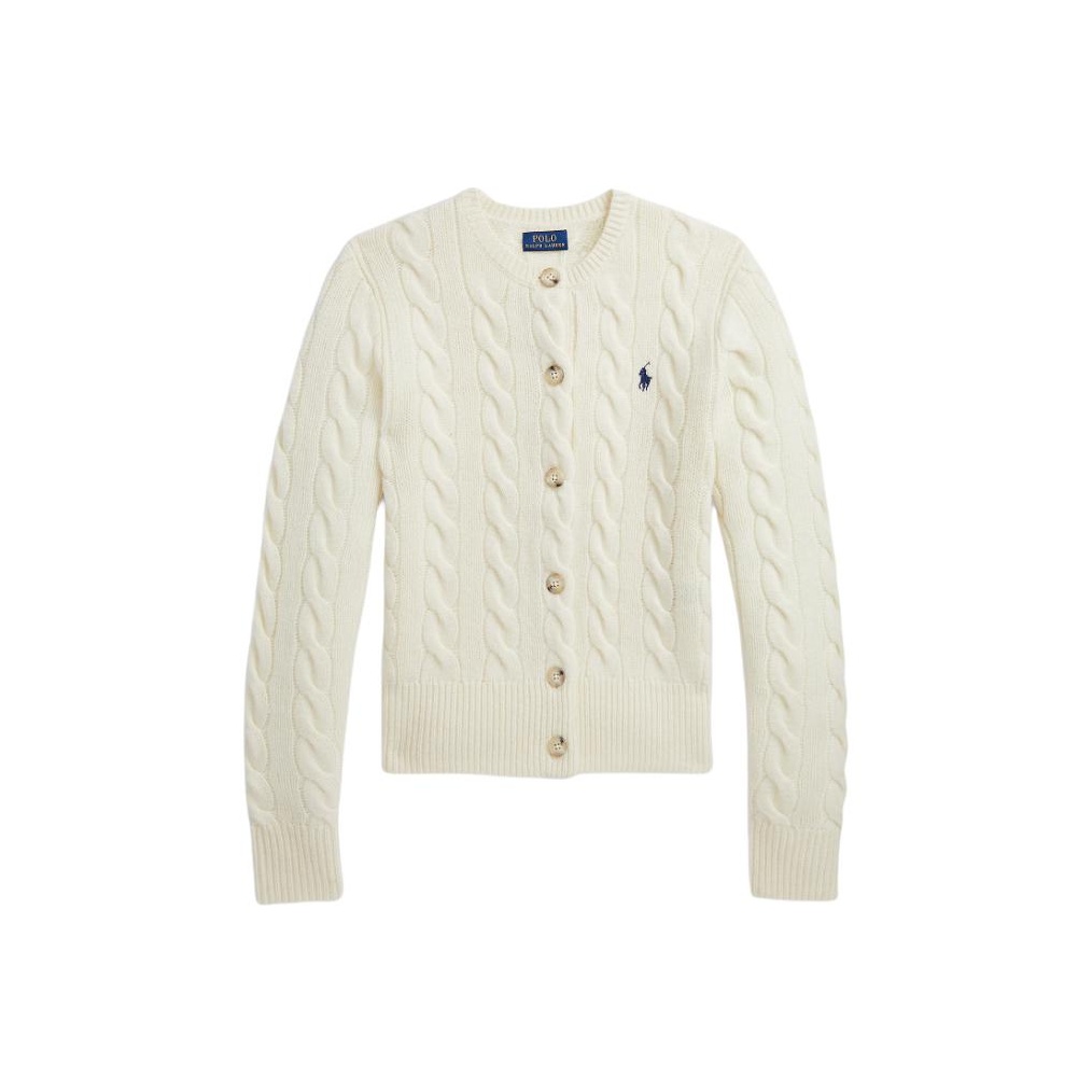 Кардиган с узором "косичка" Polo Ralph Lauren, белый
Кардиган с узором "косичка" Polo Ralph Lauren, белый