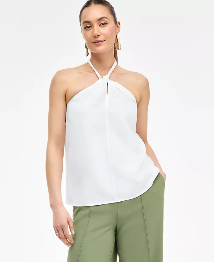 Женский топ-халтер с плетеными деталями из льняной смеси I.N.C. International Concepts, белый
Женский топ-халтер с плетеными деталями из льняной смеси I.N.C. International Concepts, белый