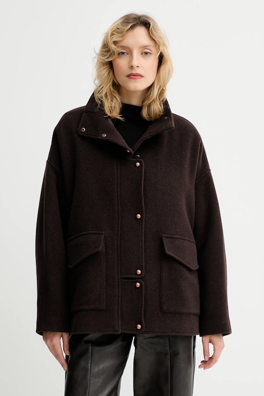Пальто из смесовой шерсти Sessun, коричневый
Пальто из смесовой шерсти Sessun, коричневый