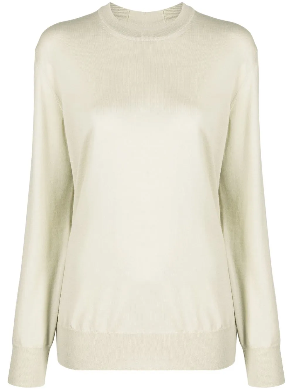 Шерстяной джемпер с круглым вырезом JIL SANDER, зеленый
Шерстяной джемпер с круглым вырезом JIL SANDER, зеленый