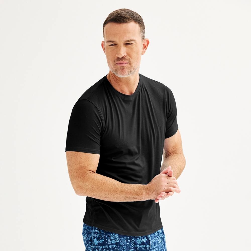 Мужская супермягкая пижамная рубашка с круглым вырезом Sonoma Goods For Life, черный
Мужская супермягкая пижамная рубашка с круглым вырезом Sonoma Goods For Life, черный