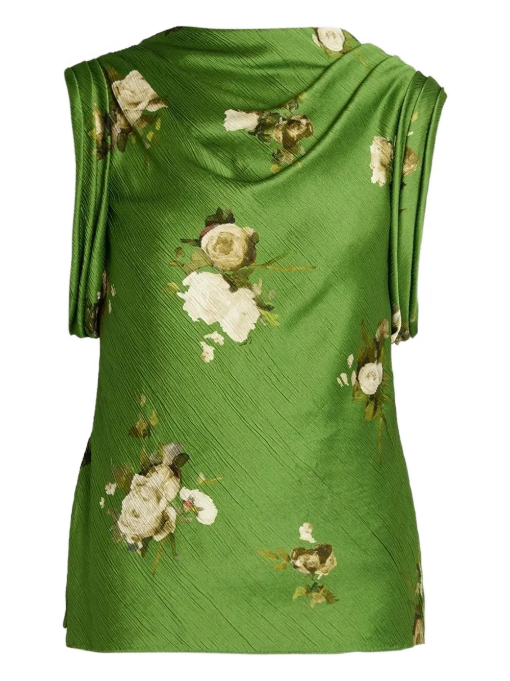 Топ с воротником-хомутом и принтом ERDEM, зеленый
Топ с воротником-хомутом и принтом ERDEM, зеленый