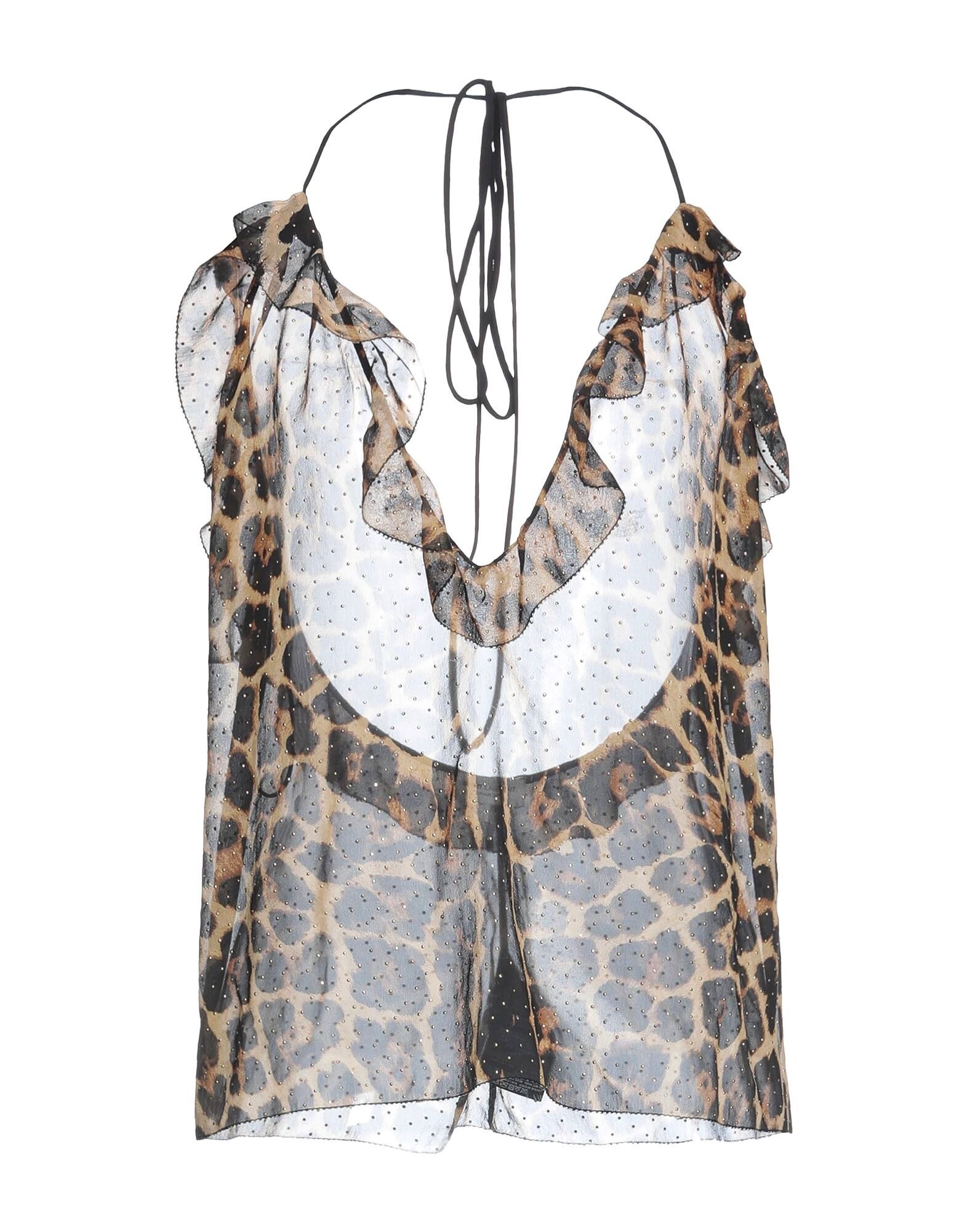 Топ Saint Laurent, темно-коричневый
Топ Saint Laurent, темно-коричневый