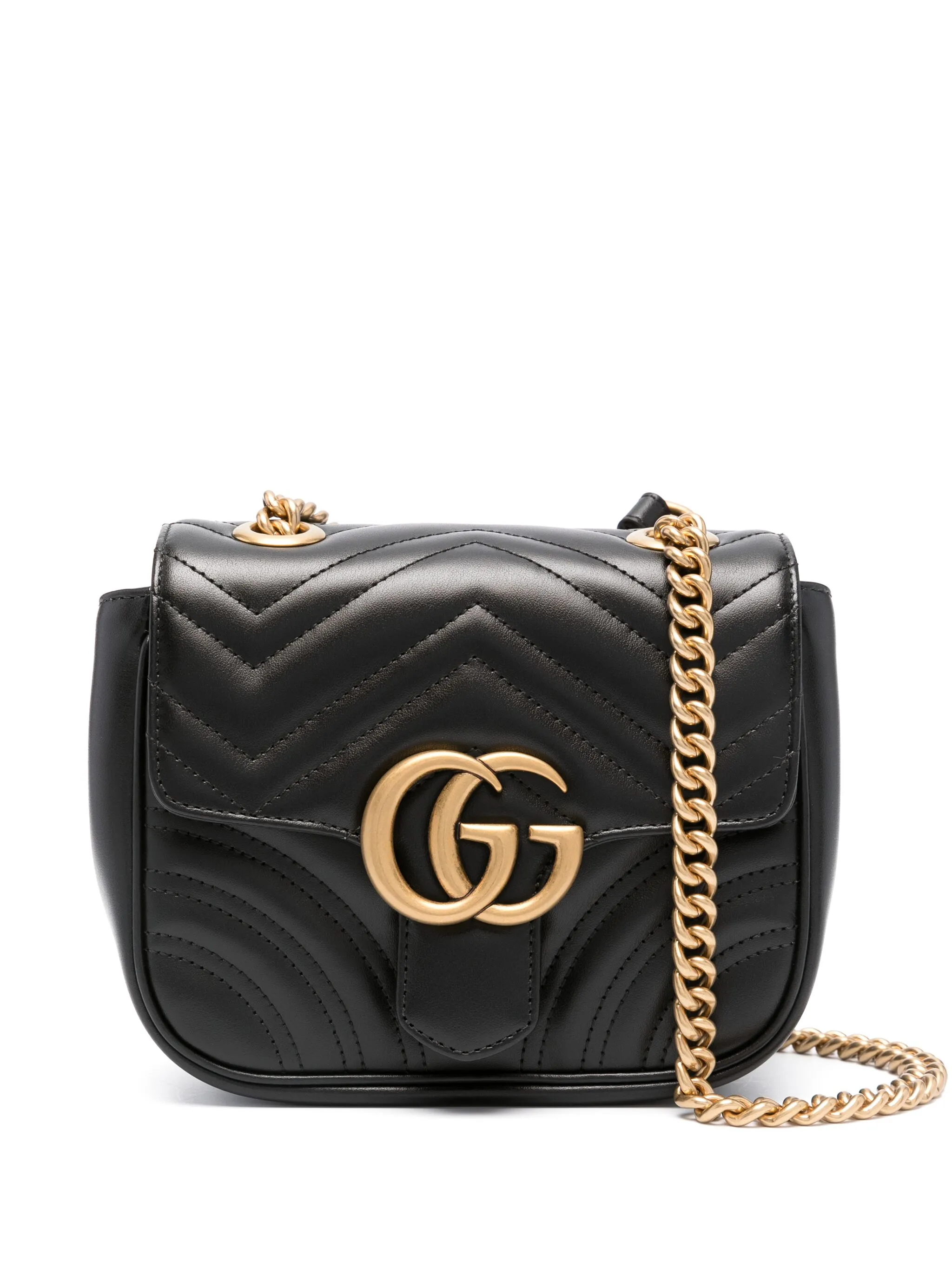 Мини-сумка на плечо GG Marmont Gucci, черный
Мини-сумка на плечо GG Marmont Gucci, черный