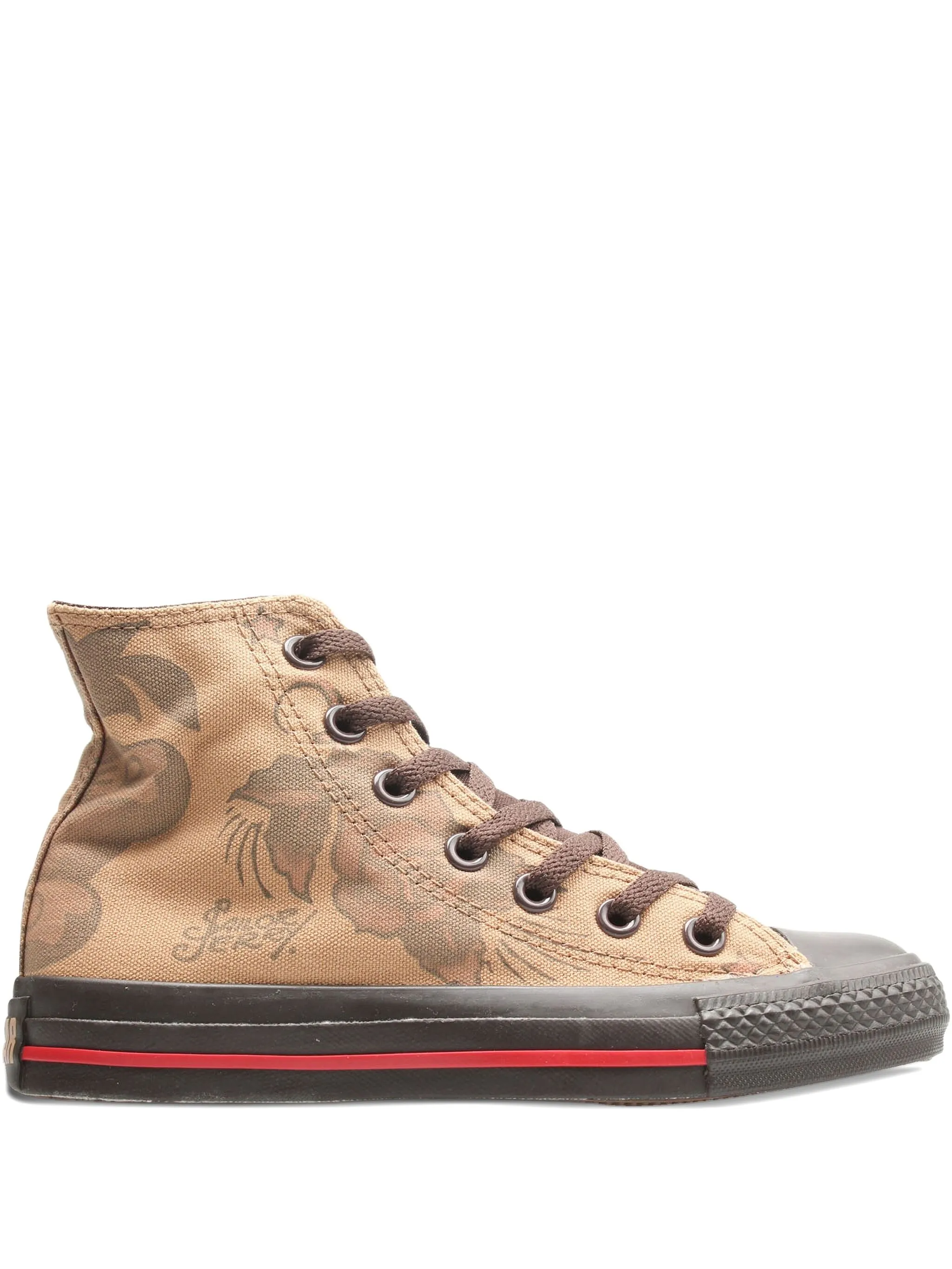 Кеды Chuck Taylor All Star Tattoo Tan /Chocolate из коллаборации с Sailor Jerry Converse, нейтральный
Кеды Chuck Taylor All Star Tattoo Tan /Chocolate из коллаборации с Sailor Jerry Converse, нейтральный