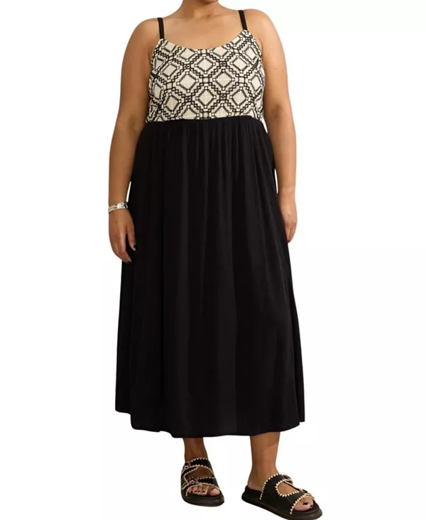 Платье, связанное крючком из мятой ткани Live Unlimited, черный
Платье, связанное крючком из мятой ткани Live Unlimited, черный