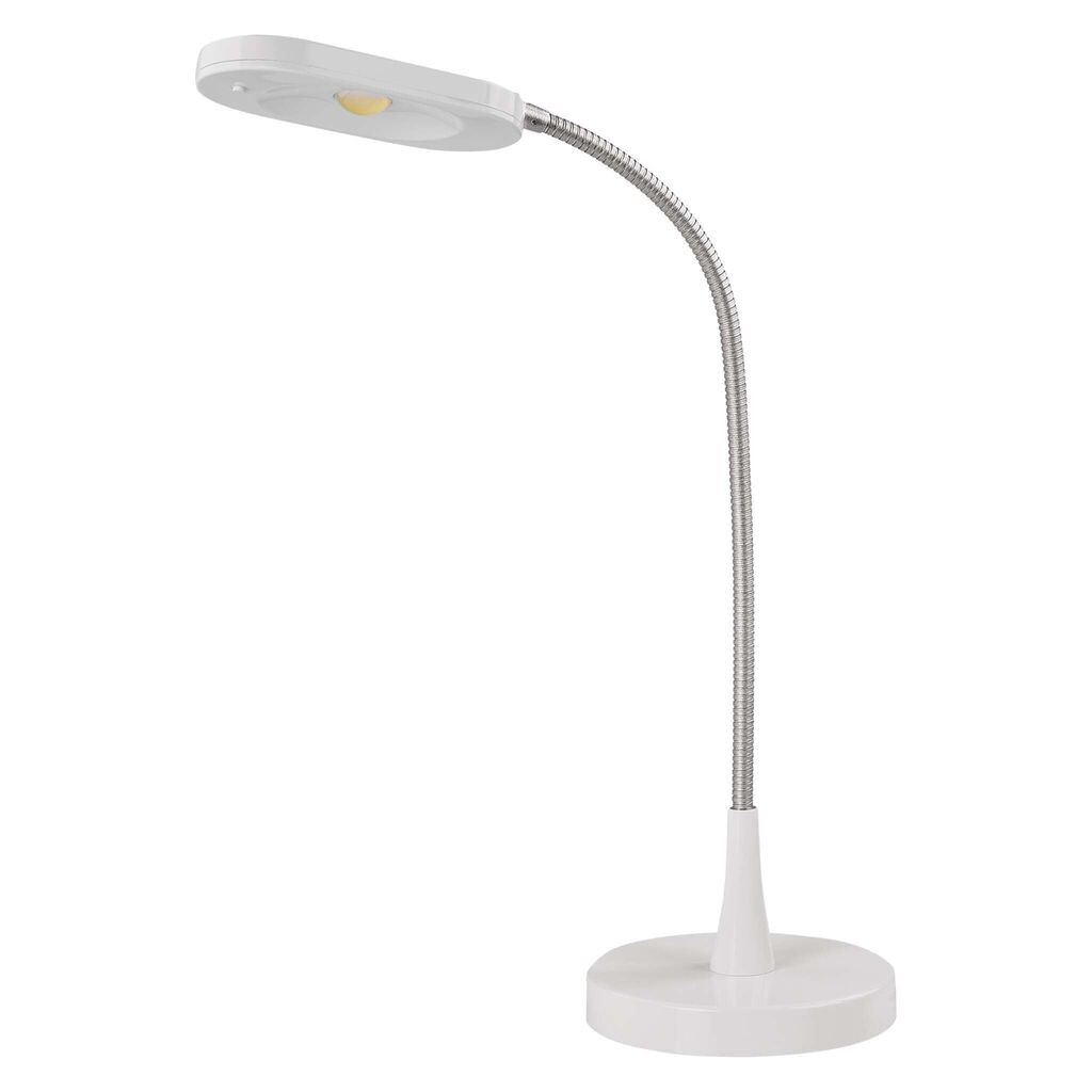 EMOS LED настольная лампа WHITE&HOME, 6Вт, яркость 360лм, холодный белый 5000К, гибкий кронштейн, кабель питания 1,8м, белый, Z7523W
EMOS LED настольная лампа WHITE&HOME, 6Вт, яркость 360лм, холодный белый 5000К, гибкий кронштейн, кабель питания 1,8м, белый, Z7523W
