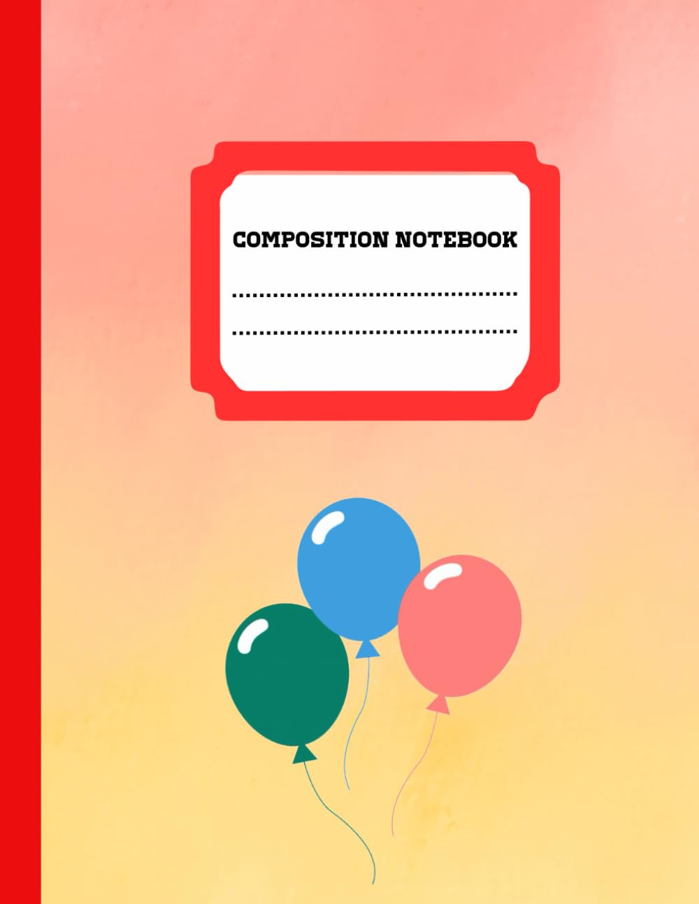 Composition Notebook: Vintage Red College Notebook, Lined Paper, 8.5" x 11", 100 Pages, Elegant Journal with Aesthetic Theme, Great Gift for School and Office (Independently published)
Composition Notebook: Vintage Red College Notebook, Lined Paper, 8.5" x 11", 100 Pages, Elegant Journal with Aesthetic Theme, Great Gift for School and Office (Independently published)