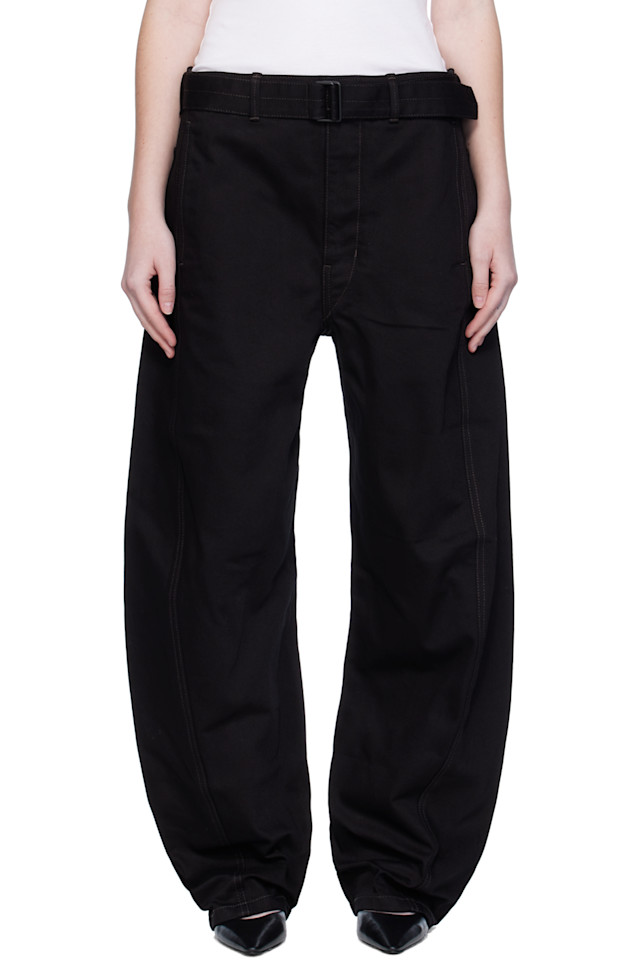 Джинсы с перекрученным поясом Lemaire, черный
Джинсы с перекрученным поясом Lemaire, черный