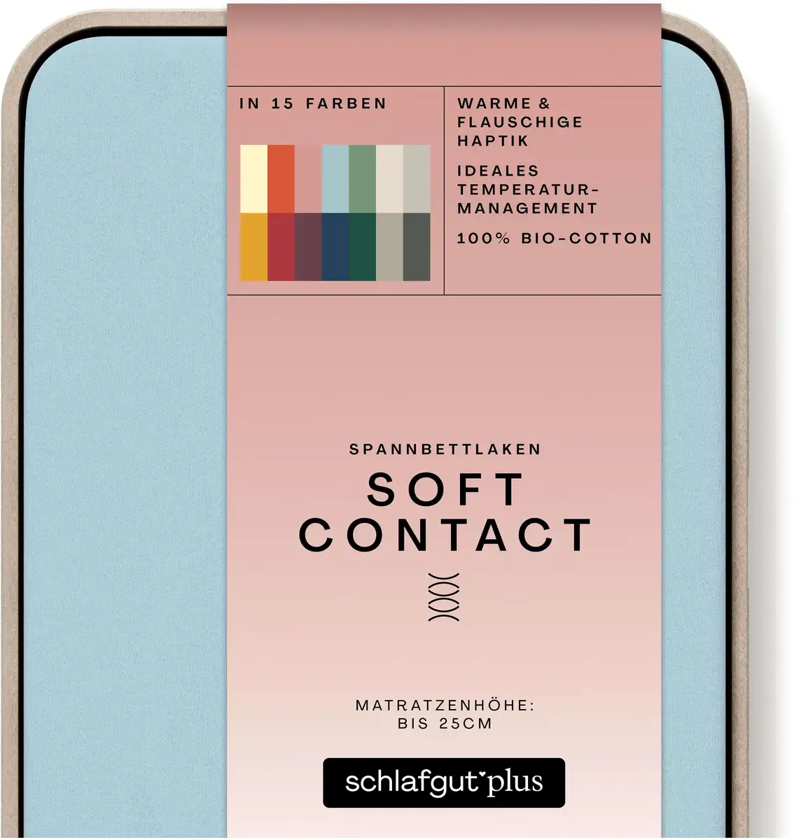 Простыня Schlafgut "Soft Contact", 100% органический хлопок 120-130х200 см, 1 шт., синий
Простыня Schlafgut "Soft Contact", 100% органический хлопок 120-130х200 см, 1 шт., синий