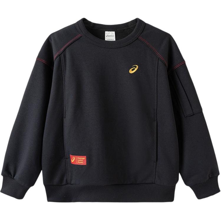 Детская толстовка с круглым вырезом, средней толщины Asics, 9000 черный
Детская толстовка с круглым вырезом, средней толщины Asics, 9000 черный