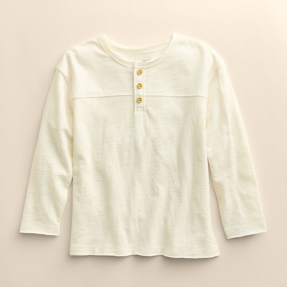 Футболка с длинными рукавами и горловиной на пуговицах для малышей Little Co. от Lauren Conrad Little Co. by Lauren Conrad, цвет Ivory Silk
Футболка с длинными рукавами и горловиной на пуговицах для малышей Little Co. от Lauren Conrad Little Co. by Lauren Conrad, цвет Ivory Silk