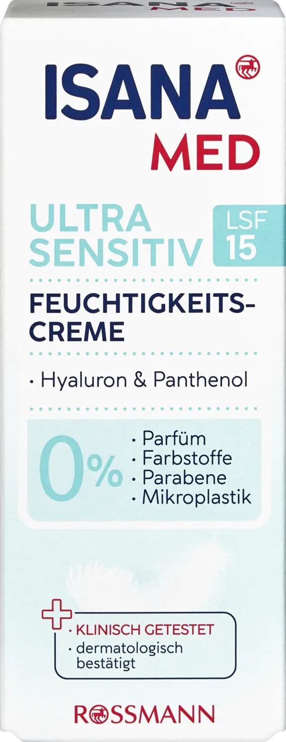 Дневной крем ISANA MED Feuchtigkeitscreme ultra sensitiv LSF 15
Дневной крем ISANA MED Feuchtigkeitscreme ultra sensitiv LSF 15