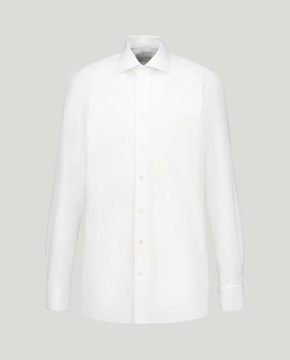 Гладкая церемониальная мужская рубашка Emidio Tucci, белый
Гладкая церемониальная мужская рубашка Emidio Tucci, белый