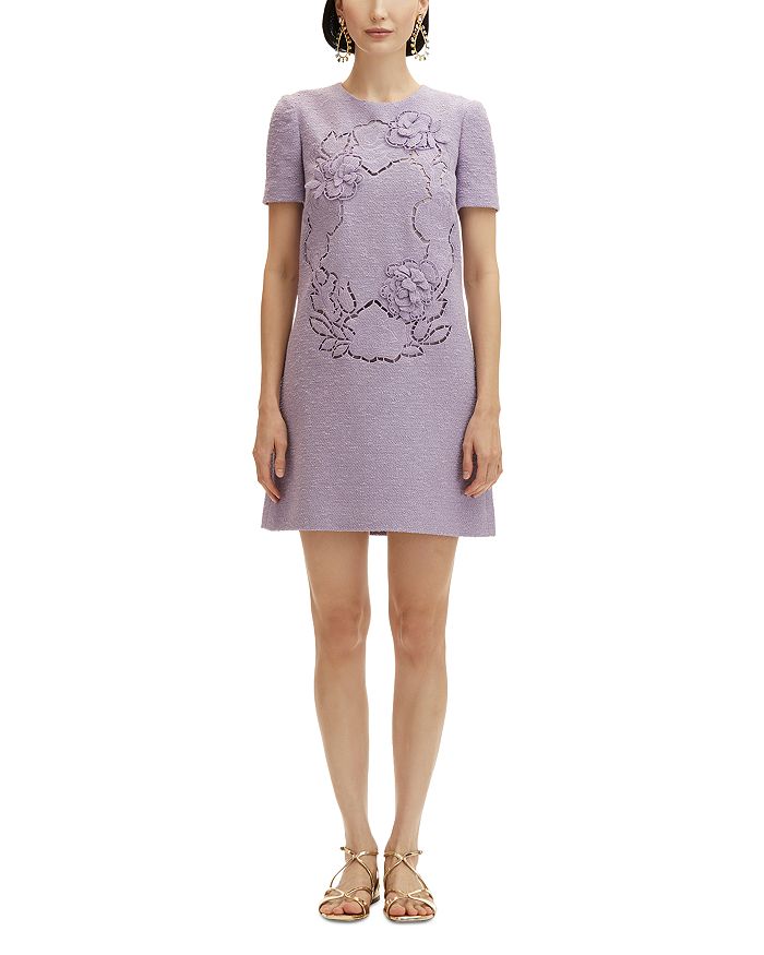 Твидовое платье-футляр Oscar de la Renta, фиолетовый
Твидовое платье-футляр Oscar de la Renta, фиолетовый