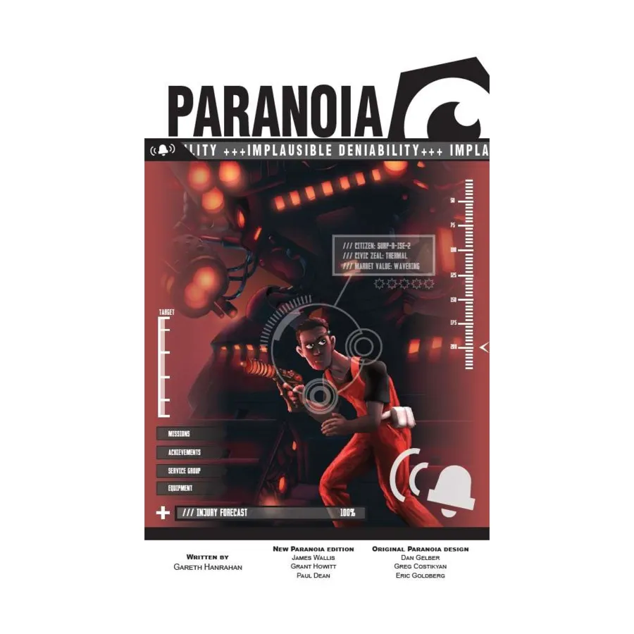 Implausible Deniability, Paranoia - Red Clearance Edition, мягкая обложка
Implausible Deniability, Paranoia - Red Clearance Edition, мягкая обложка