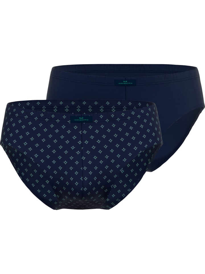 Götzburg Хлопковые трикотажные трусы, комплект из 2 штук, темно-синего цвета
Götzburg Хлопковые трикотажные трусы, комплект из 2 штук, темно-синего цвета