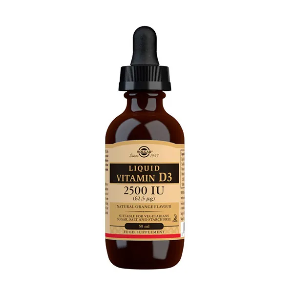 Биологически активная добавка Vitamina D3 Líquida Solgar, 59 ml