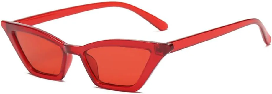 Женские винтажные солнцезащитные очки «кошачий глаз», маленькие красные, ретро, солнцезащитные очки «кошачий глаз» с защитой от УФ-излучения UV400 HYYZZC, Clear Red
Женские винтажные солнцезащитные очки «кошачий глаз», маленькие красные, ретро, солнцезащитные очки «кошачий глаз» с защитой от УФ-излучения UV400 HYYZZC, Clear Red