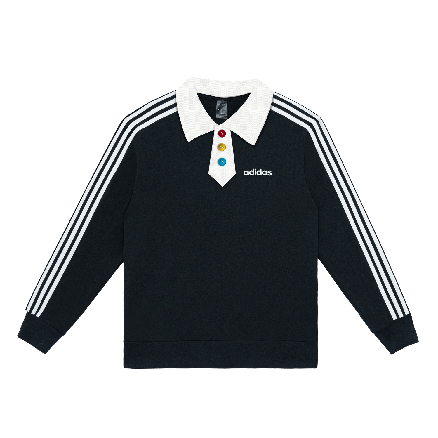 Футболка поло Unisex с 3 полосками Adidas, черный
Футболка поло Unisex с 3 полосками Adidas, черный