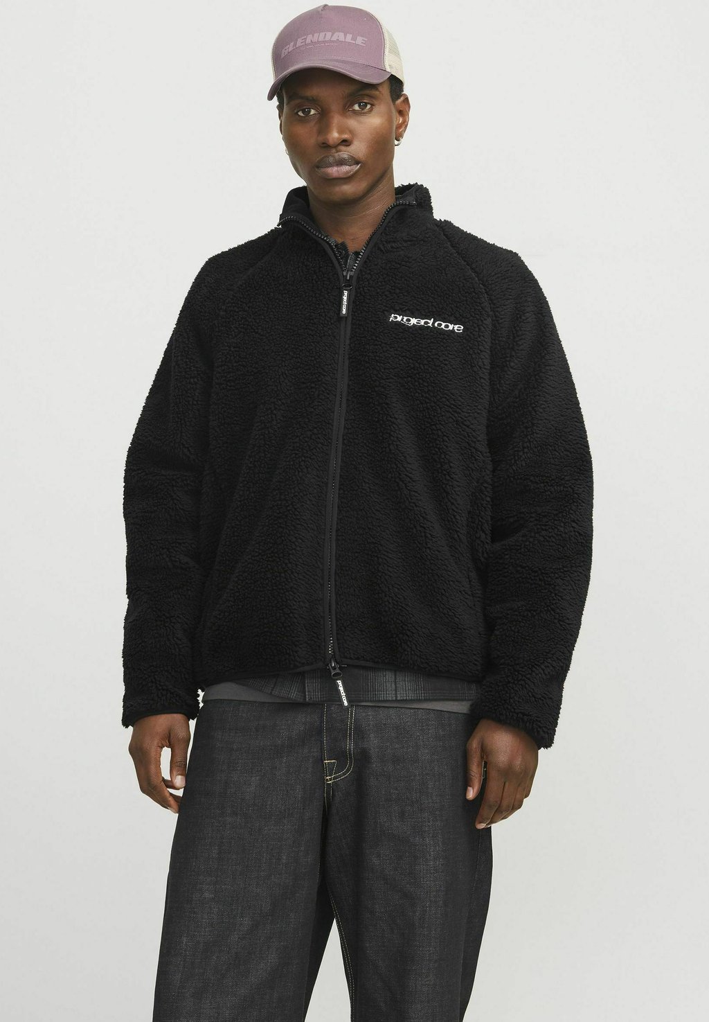 Флисовая куртка COUNION Jack & Jones, черный 
Флисовая куртка COUNION Jack & Jones, черный