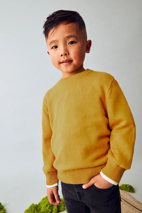 Детский хлопковый свитер Mayoral, желтый
Детский хлопковый свитер Mayoral, желтый