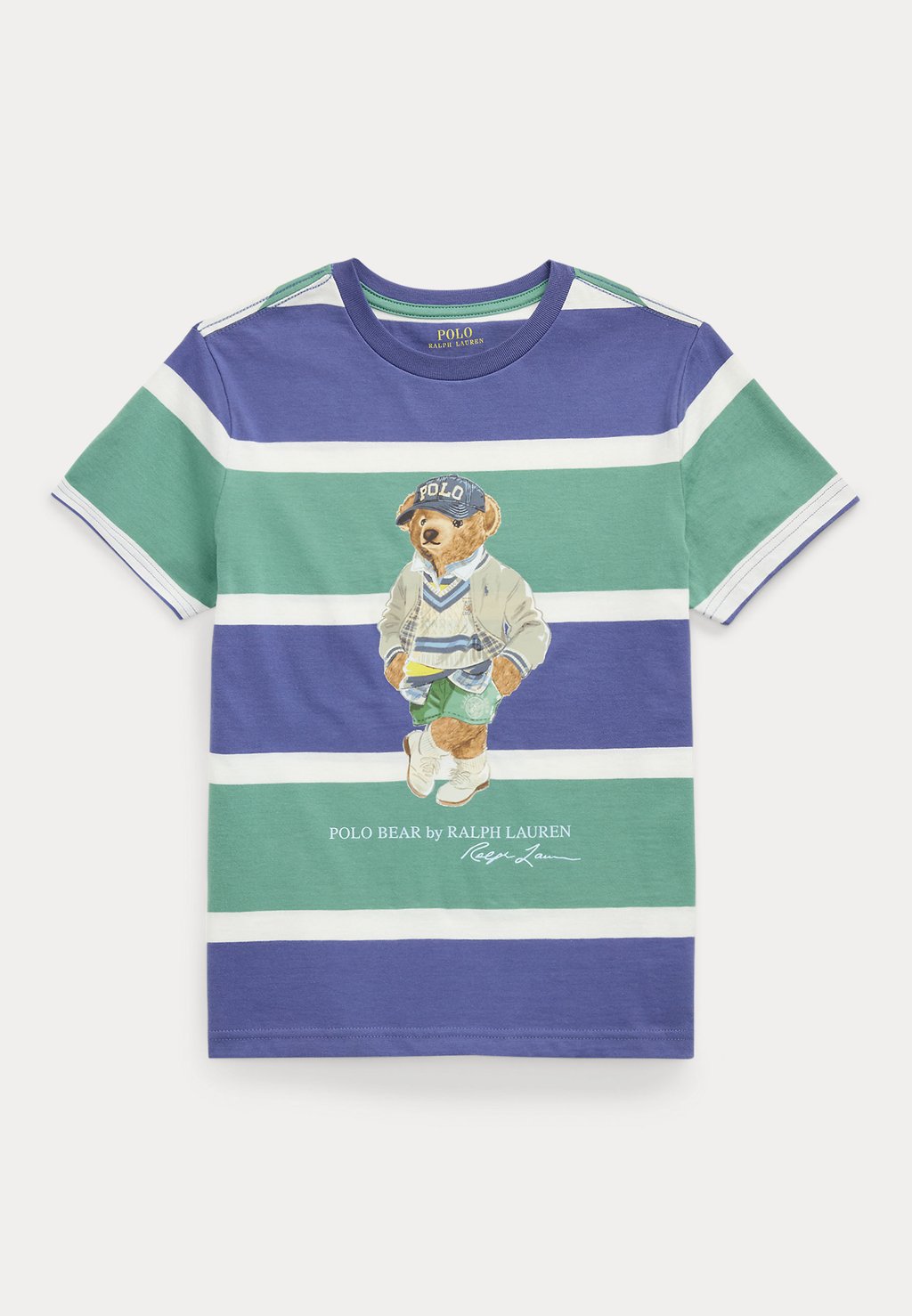 Футболка с принтом POLO BEAR STRIPED COTTON JERSEY TEE Polo Ralph Lauren, зеленый
Футболка с принтом POLO BEAR STRIPED COTTON JERSEY TEE Polo Ralph Lauren, зеленый