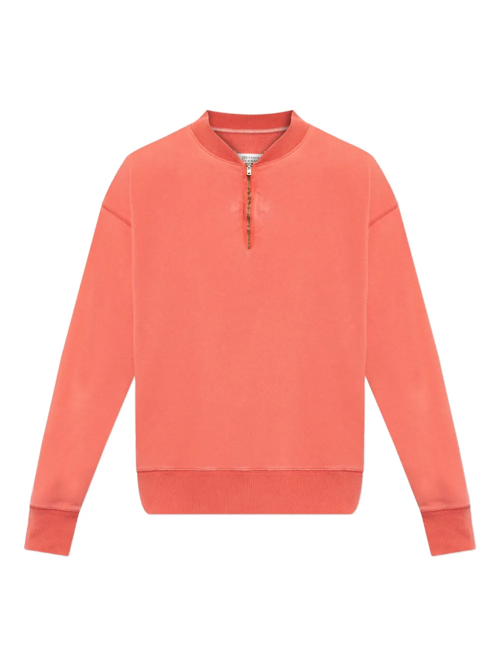 Хлопковая толстовка с застежкой-молнией на половину длины MAISON MARGIELA, оранжевый
Хлопковая толстовка с застежкой-молнией на половину длины MAISON MARGIELA, оранжевый