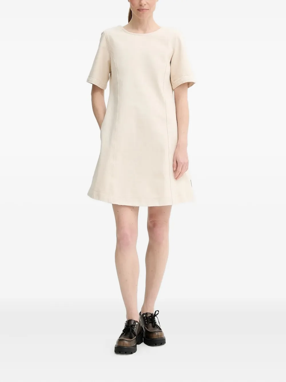 Платье мини А-силуэта с короткими рукавами Marc O'Polo, нейтральный
Платье мини А-силуэта с короткими рукавами Marc O'Polo, нейтральный