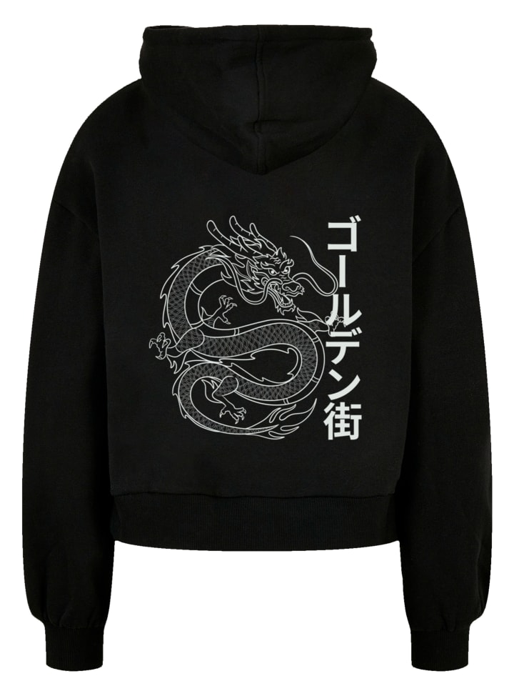 Толстовка большого размера с капюшоном из органического материала Dragon Golden Gai черного цвета F4NT4STIC
Толстовка большого размера с капюшоном из органического материала Dragon Golden Gai черного цвета F4NT4STIC