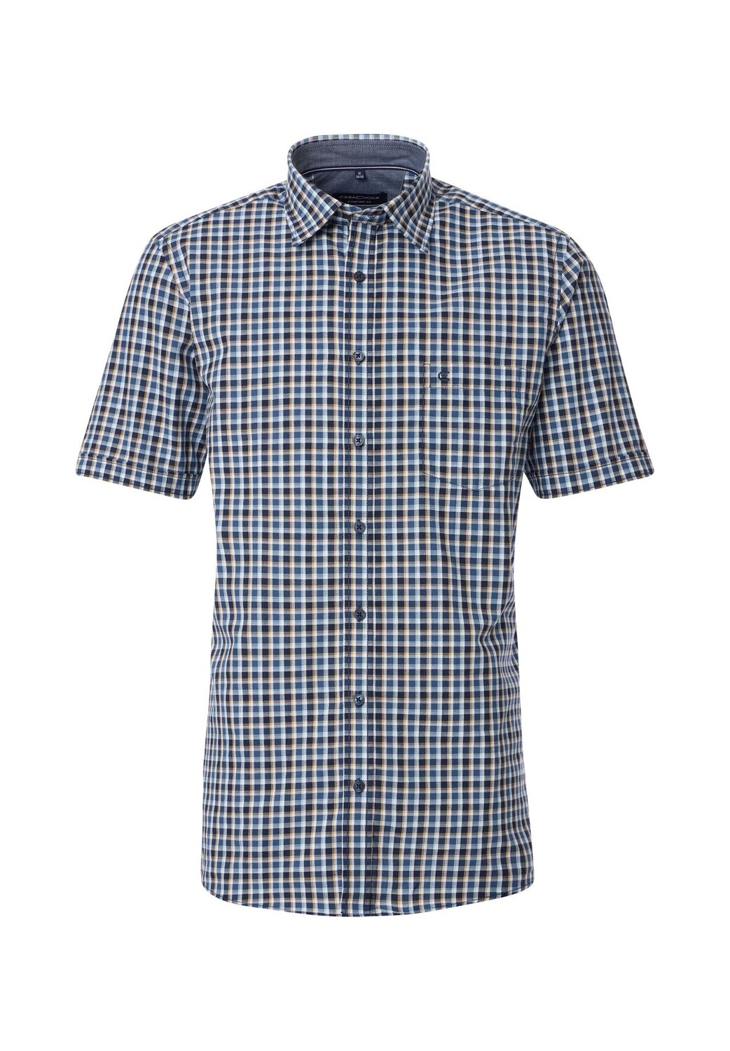 Мужская повседневная рубашка в клетку с короткими рукавами, удобная посадка CASAMODA, цвет Graues Dunkelblau
Мужская повседневная рубашка в клетку с короткими рукавами, удобная посадка CASAMODA, цвет Graues Dunkelblau