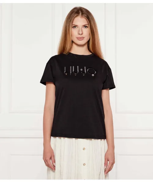 Футболка Relaxed fit Liu Jo, черный
Футболка Relaxed fit Liu Jo, черный