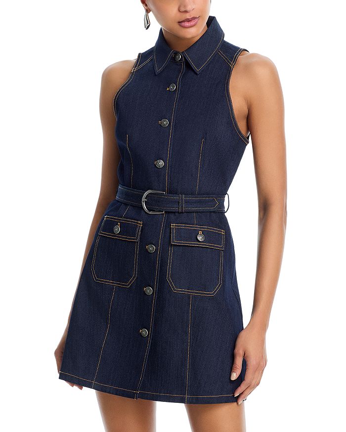 Андре Джинсовое Мини-платье Cinq à Sept, синий
Андре Джинсовое Мини-платье Cinq à Sept, синий