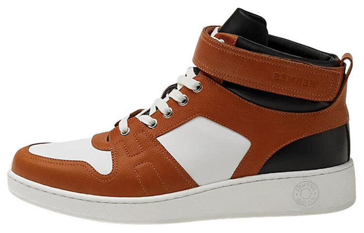 Кроссовки мужские Hermès Freestyle высокие, коричневый / белый / черный
Кроссовки мужские Hermès Freestyle высокие, коричневый / белый / черный