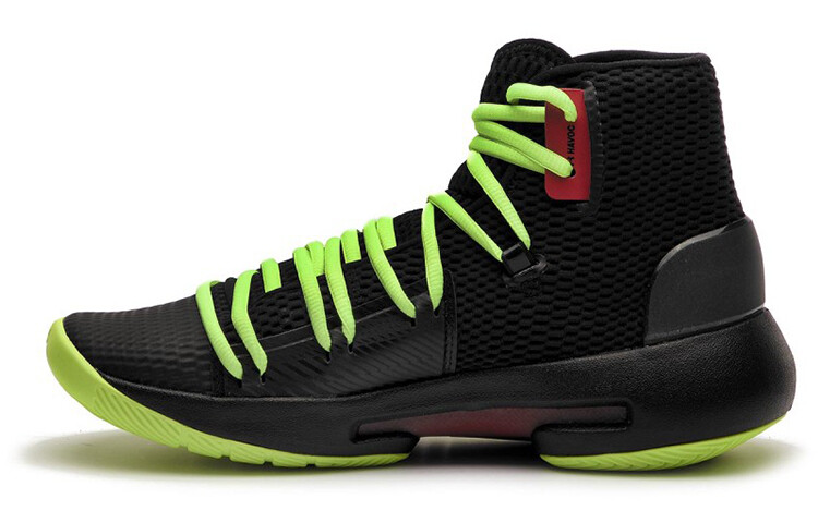 Баскетбольные кроссовки мужские высокие черные/зеленые Under Armour
Баскетбольные кроссовки мужские высокие черные/зеленые Under Armour