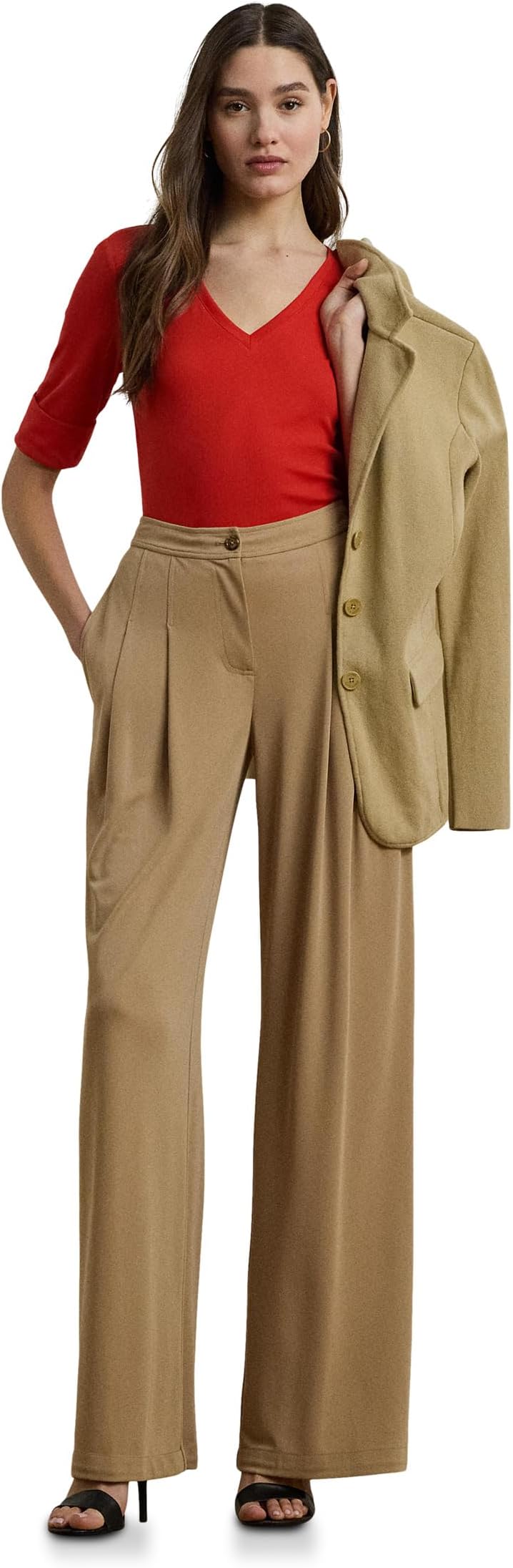 Футболка Lauren Ralph Lauren Petite Stretch Cotton Elbow-Sleeve V-Neck Tee, цвет Bright Vermilion
Футболка Lauren Ralph Lauren Petite Stretch Cotton Elbow-Sleeve V-Neck Tee, цвет Bright Vermilion