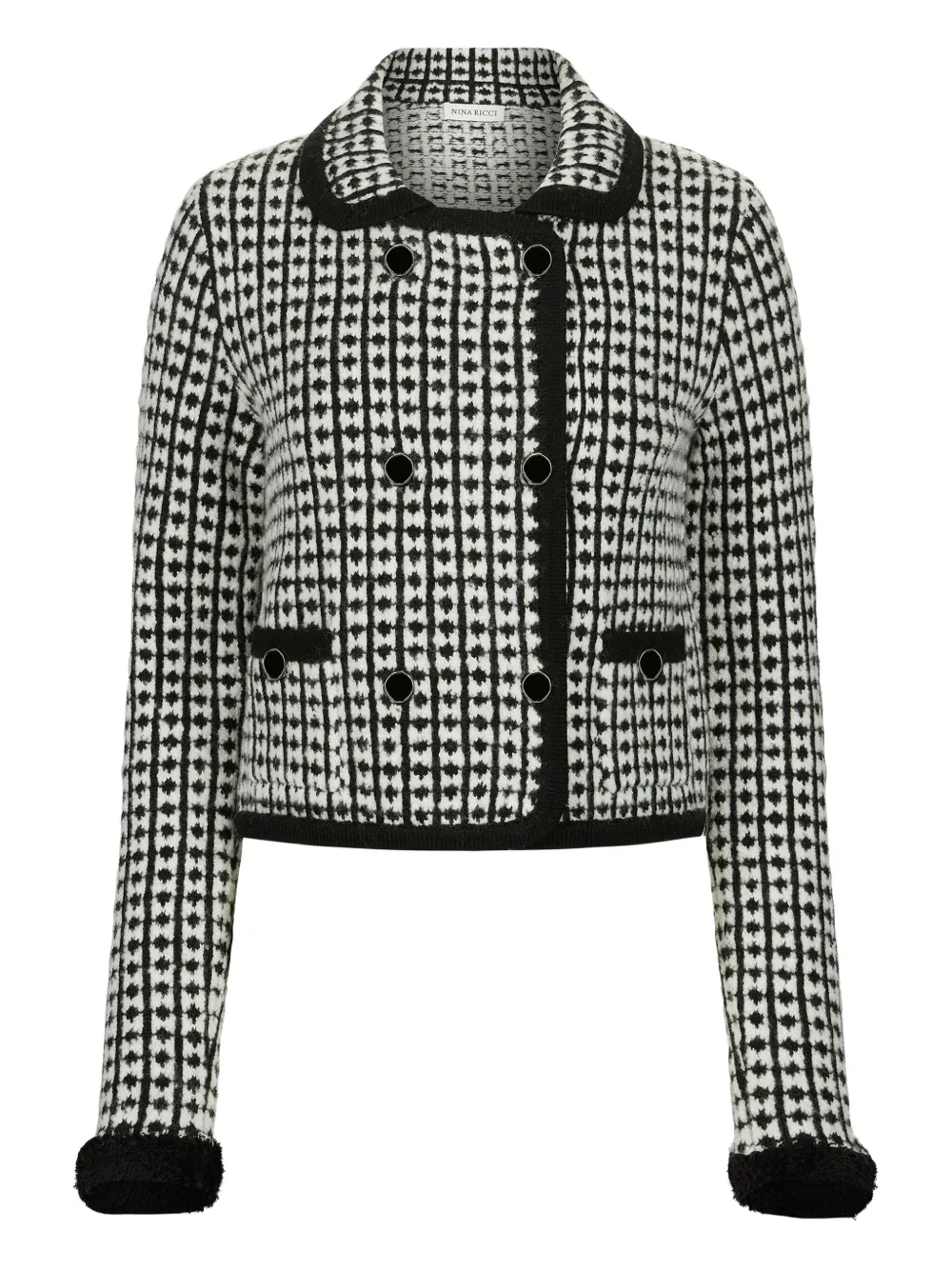 Двубортная куртка с твидовым эффектом Nina Ricci, черный
Двубортная куртка с твидовым эффектом Nina Ricci, черный