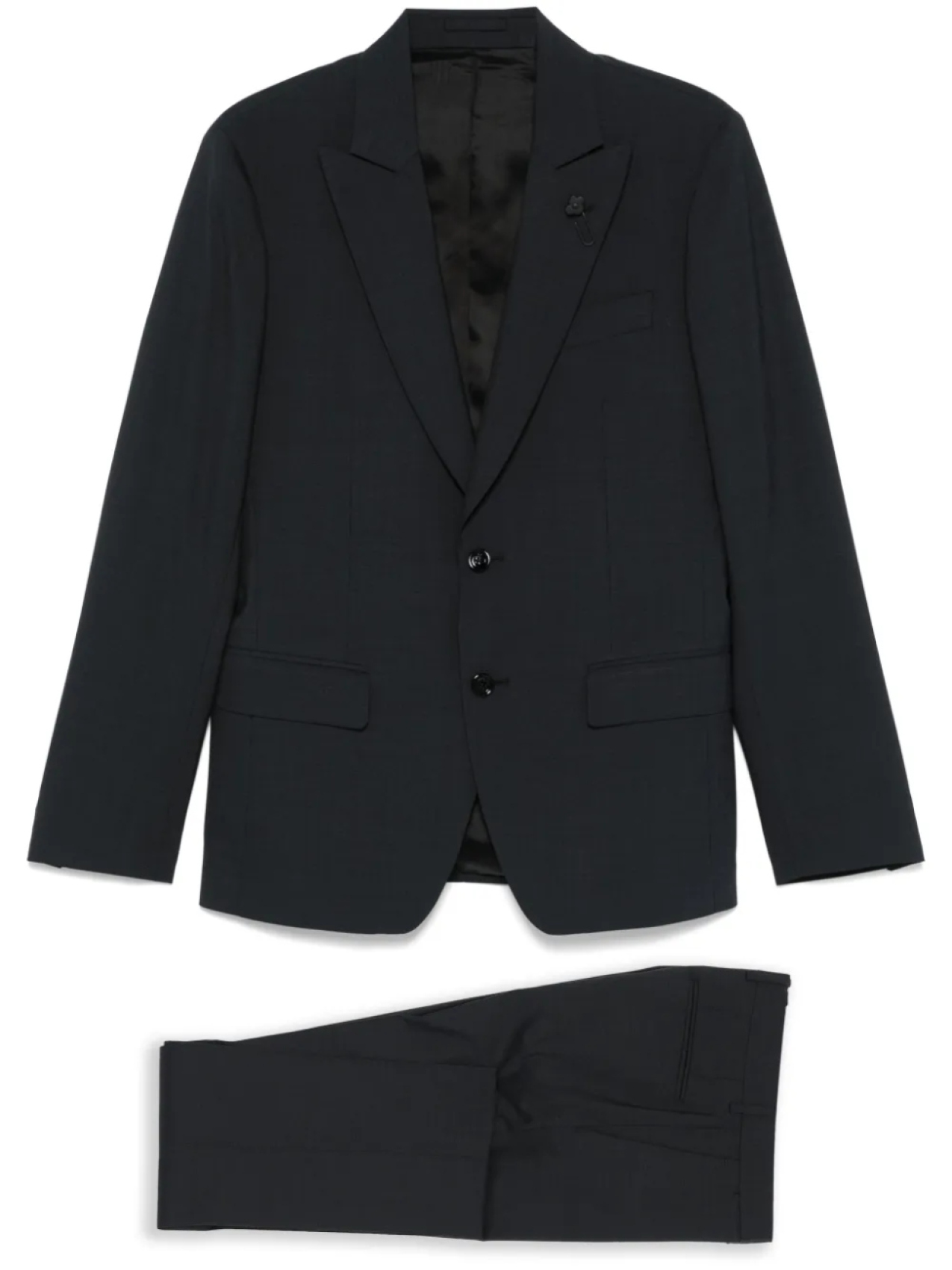 Lardini костюм с брошью, серый
Lardini костюм с брошью, серый