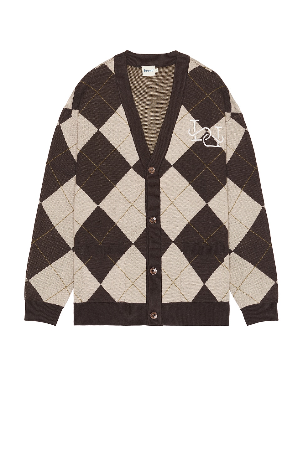 Шерстяной кардиган с воротником "дедушка" Bound, brown
Шерстяной кардиган с воротником "дедушка" Bound, brown