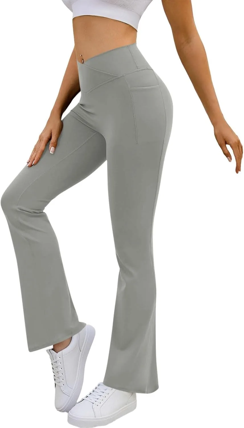 Flare Leggings для женщин Crossover High Waisted Bootcut с карманами и поддержкой живота
Flare Leggings для женщин Crossover High Waisted Bootcut с карманами и поддержкой живота