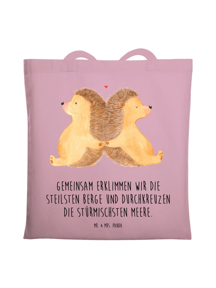 Mr. & Mrs. Panda Сумка-шоппер с изображением ежика, держащегося за лапки и говорящего пастельно-розовым шрифтом
Mr. & Mrs. Panda Сумка-шоппер с изображением ежика, держащегося за лапки и говорящего пастельно-розовым шрифтом