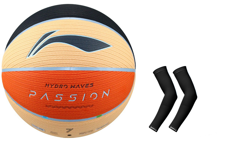 LINING Баскетбольный мяч Badfive PU черный оранжевый размер 7 тренировочный unisex
LINING Баскетбольный мяч Badfive PU черный оранжевый размер 7 тренировочный unisex