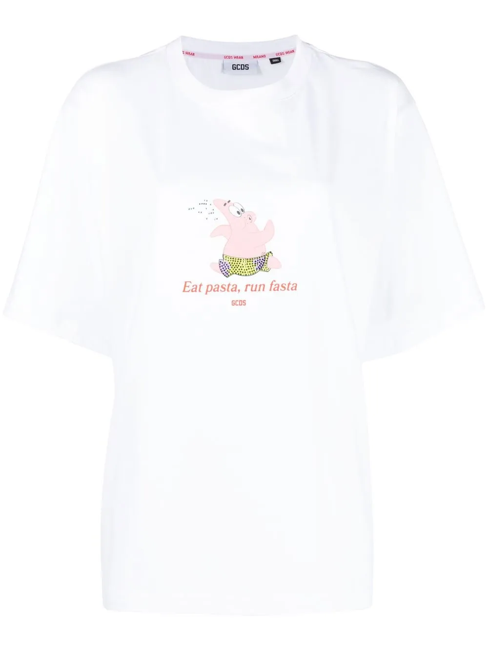 Футболка с надписью GCDS, белый
Футболка с надписью GCDS, белый