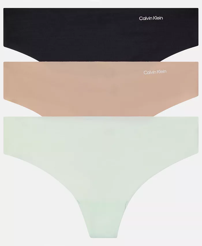 Женские трусы-стринги Invisibles 3 шт. QD3558 Calvin Klein, коричневый/бежевый
Женские трусы-стринги Invisibles 3 шт. QD3558 Calvin Klein, коричневый/бежевый