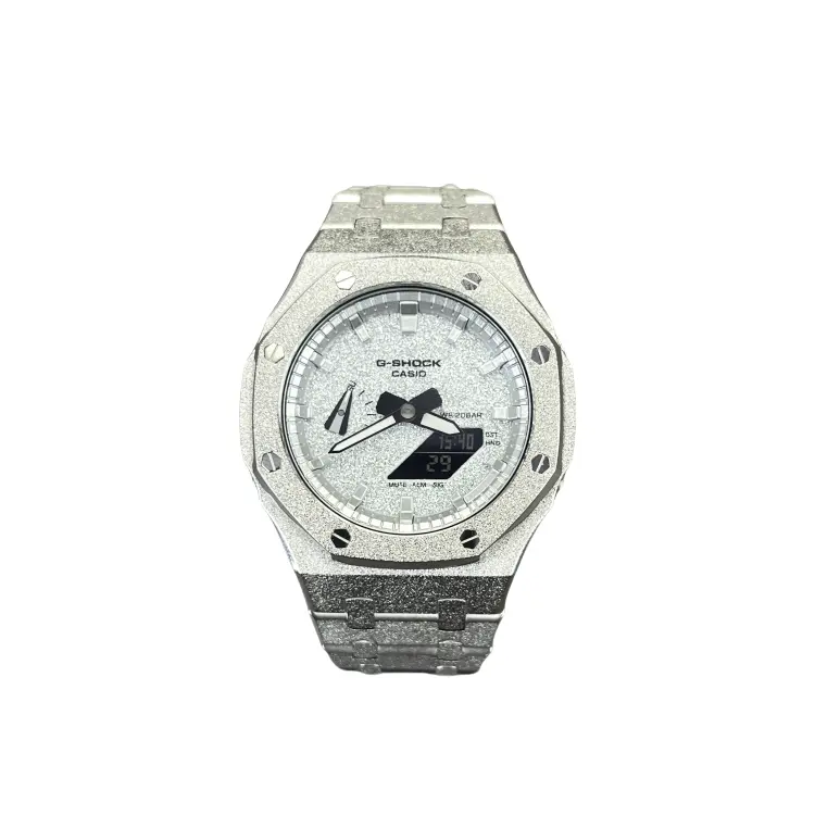 CASIO Ремешок для часов Retrofit Series GA2100 Collection Quartz Movement Stainless Steel, унисекс, серебристый циферблат
CASIO Ремешок для часов Retrofit Series GA2100 Collection Quartz Movement Stainless Steel, унисекс, серебристый циферблат