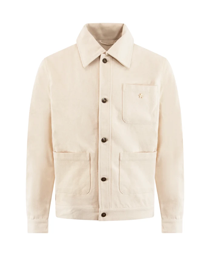 Приталенная куртка из плотной парусины Bram'S Fruit, бежевый
Приталенная куртка из плотной парусины Bram'S Fruit, бежевый