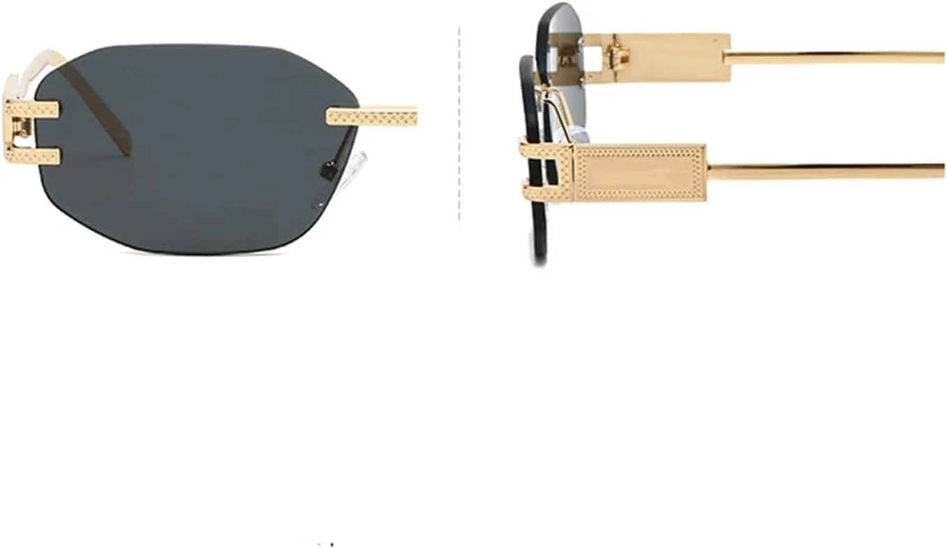 Солнцезащитные очки Willochra без оправы, металлические, круглые, для мужчин и женщин, в стиле ретро, многоугольные, винтажные, с защитой от УФ-излучения UV400, C6
Солнцезащитные очки Willochra без оправы, металлические, круглые, для мужчин и женщин, в стиле ретро, многоугольные, винтажные, с защитой от УФ-излучения UV400, C6