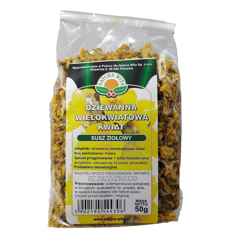 Natura Wita Dziewanna Flower Добавка , 50г
Natura Wita Dziewanna Flower Добавка , 50г